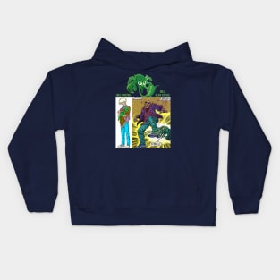 Green Lobster Protec & Attac Kids Hoodie